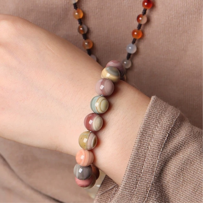 Alashan Agate Adjustable Bracelet
