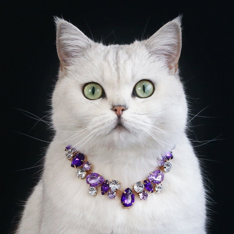 Artificial Gem Pet Collar