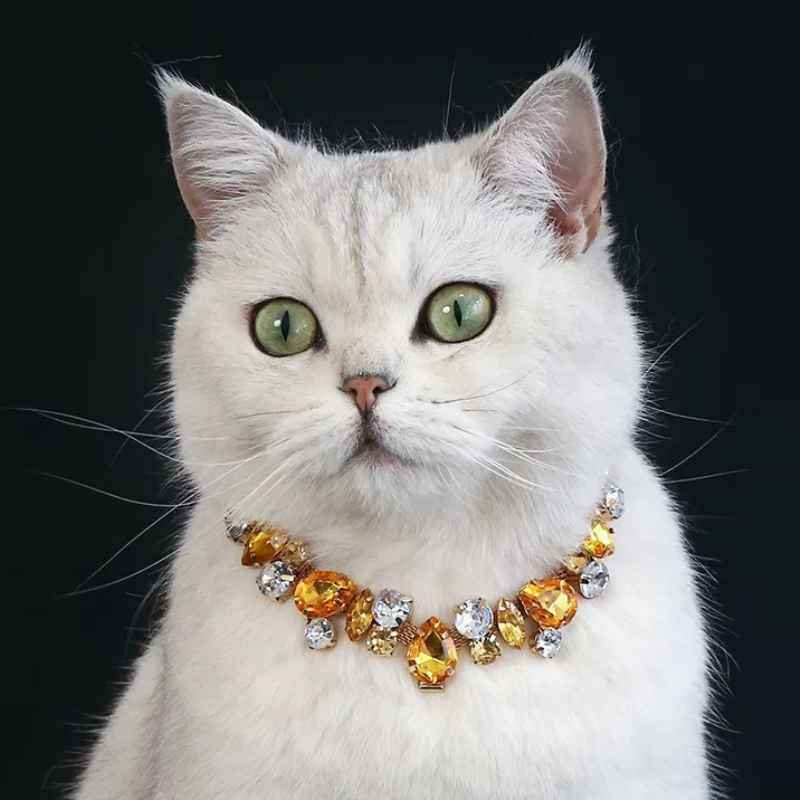Artificial Gem Pet Collar