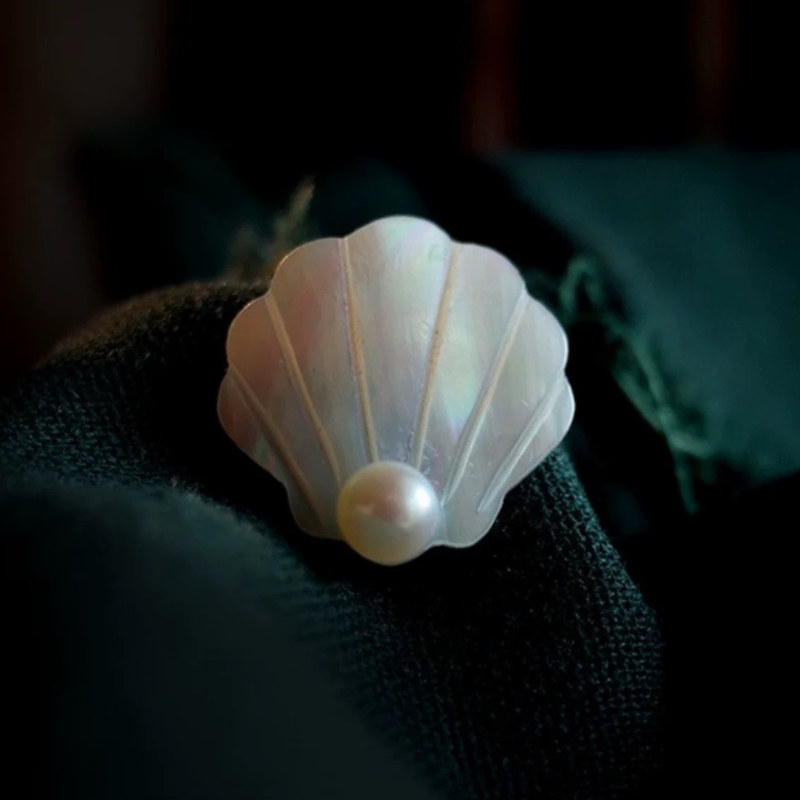 Pearl Shell Brooch