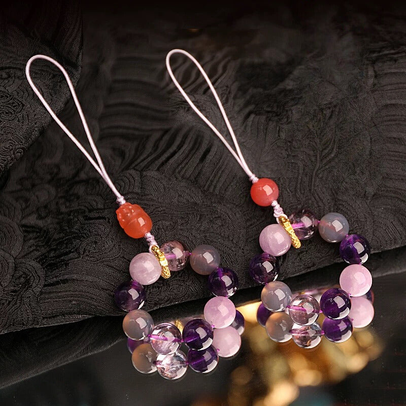 Mobile Phone Crystal Pendant