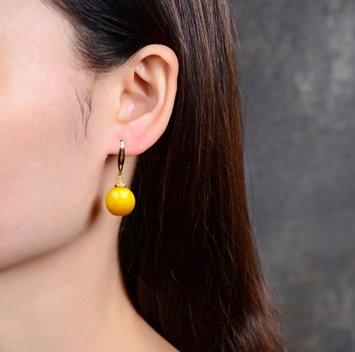 S925 Sterling Silver Beewax Earrings