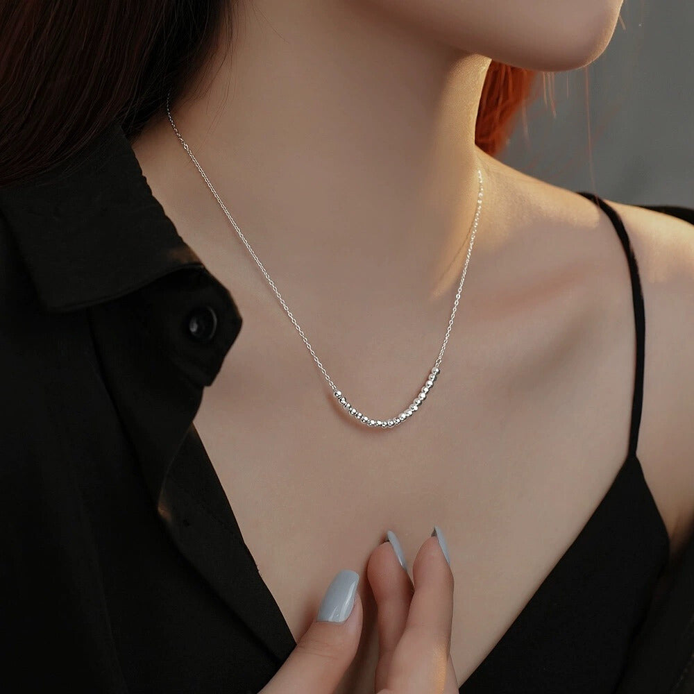 S925 Sterling Silver Shaped Necklace