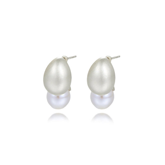Sterling 925 Drop Glass Bead Earrings