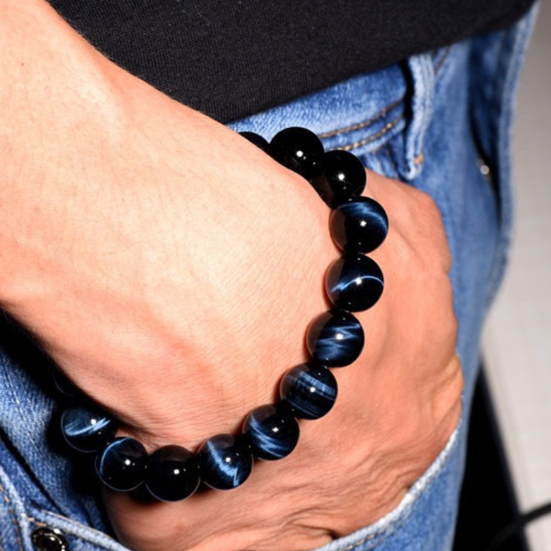 Strengthen Decisiveness-Blue Tiger's Eye Stone