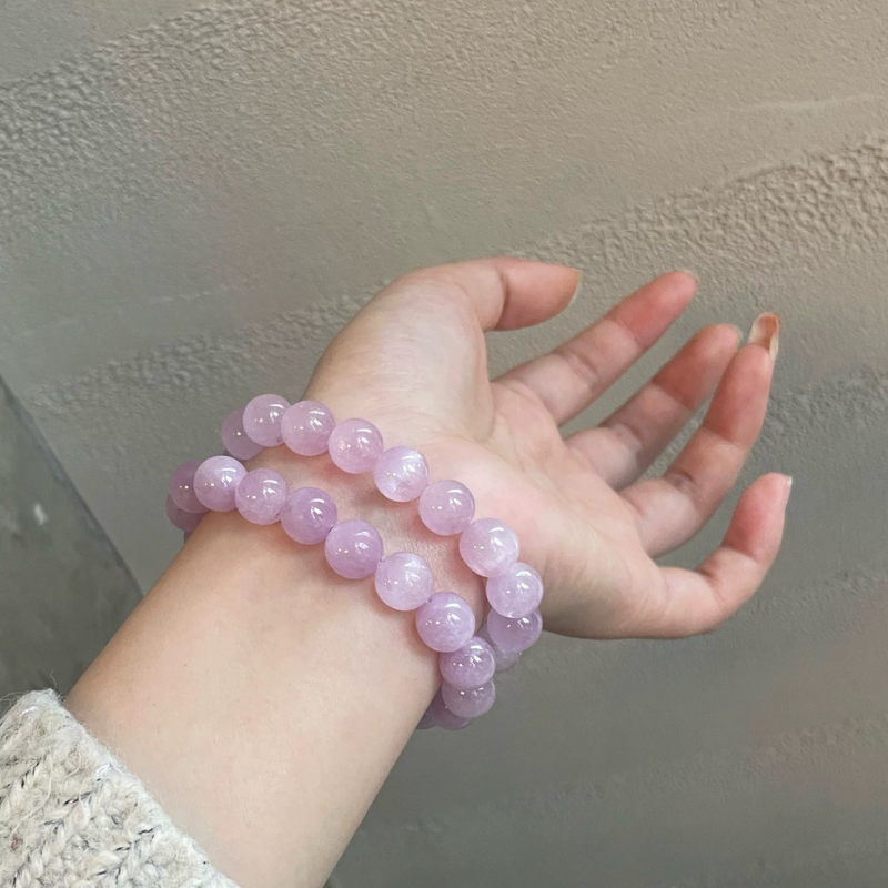 Strengthen Self-confidence-Purple Spodumene Adjustable Bracelet