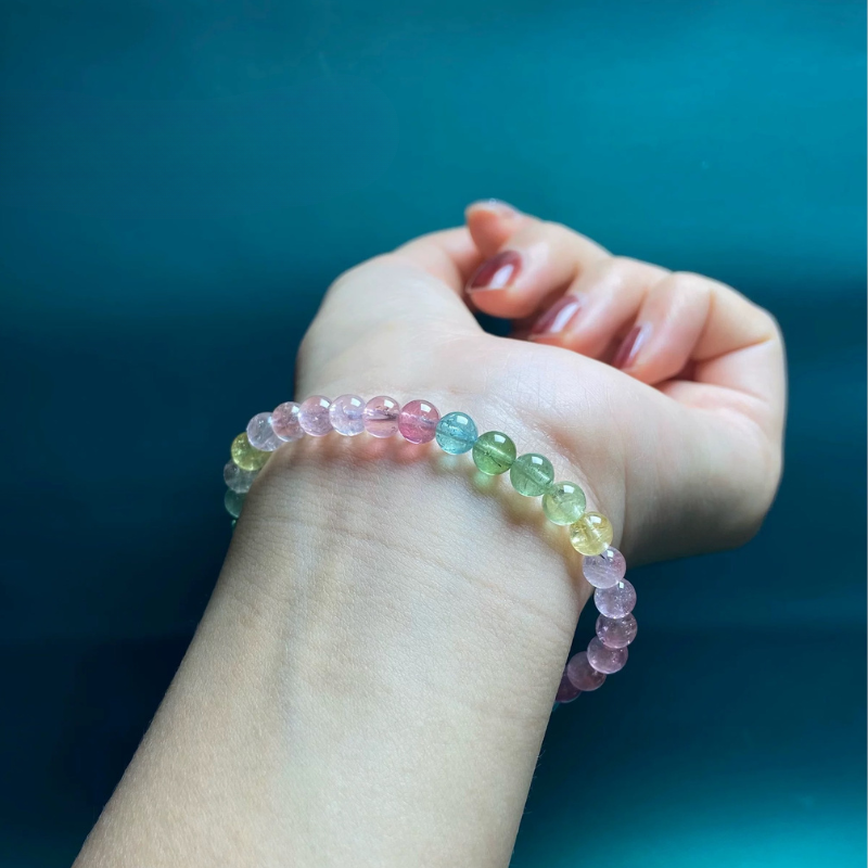 Strengthen strategy-Tourmaline Adjustable Bracelet