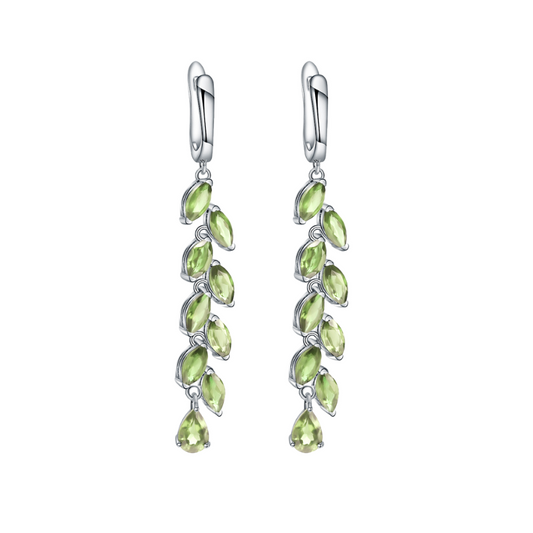 Natural Periodt S925 Sterling Silver Earrings