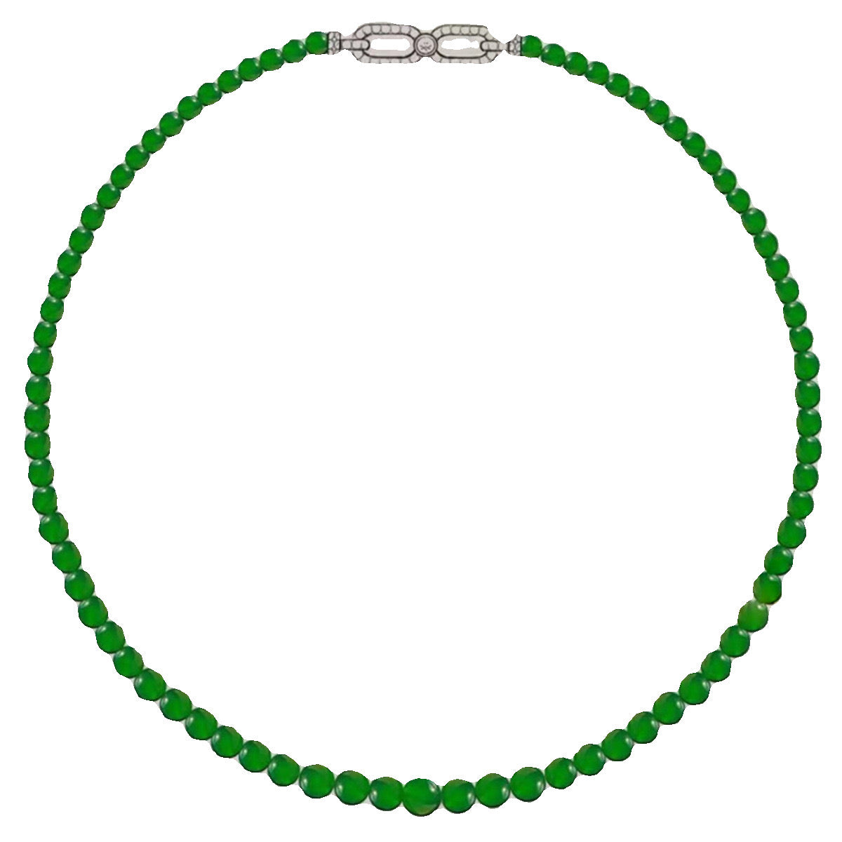 Emerald Beaded Necklace