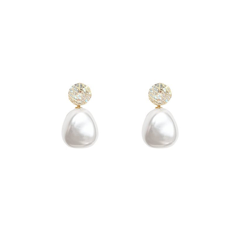 S925 Sterling Silver Imitation Pearl Earring