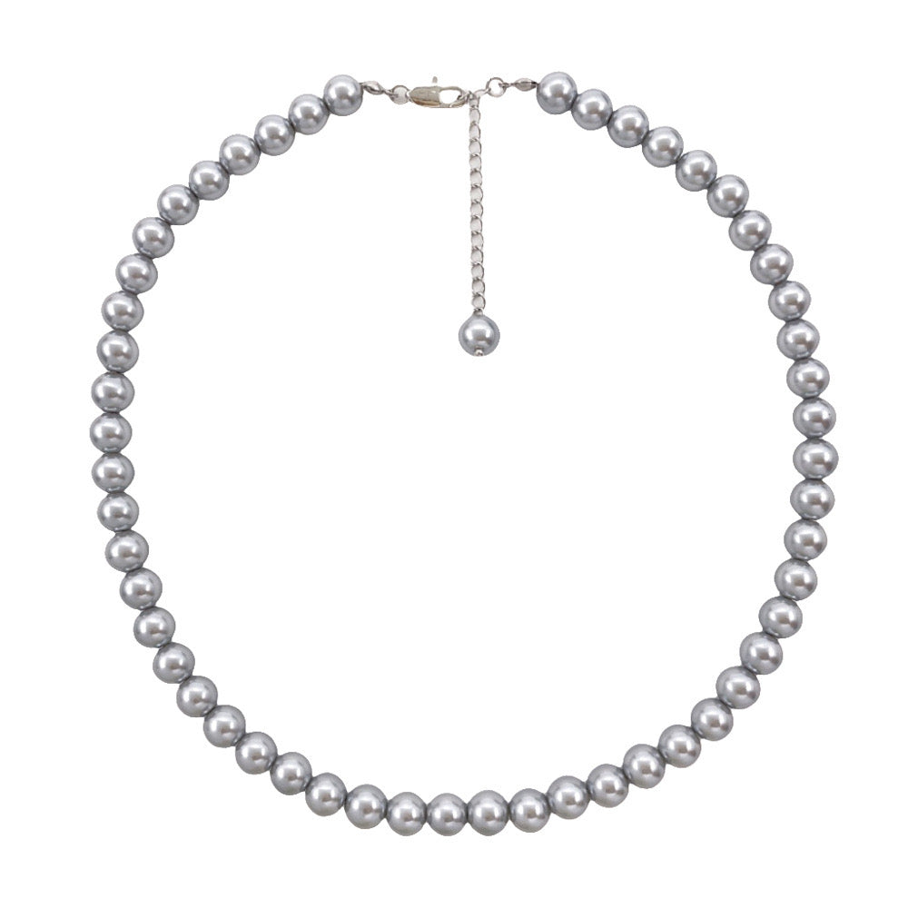 Natural Grey Pearl Necklace