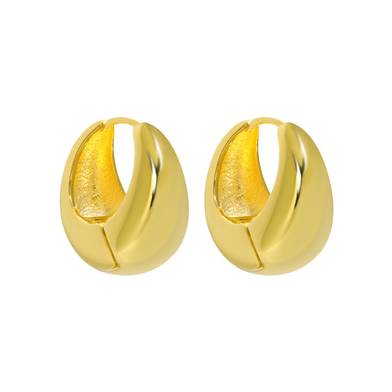 S925 Sterling Silver Plated-18K Gold Earrings