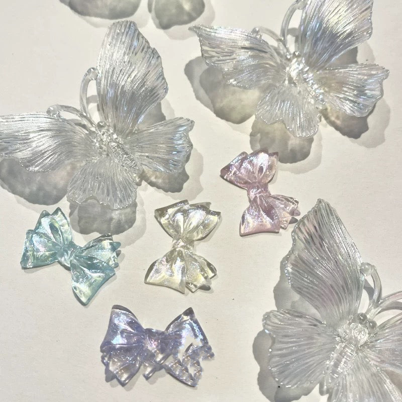 Resin Bow And Butterfly Diy Material