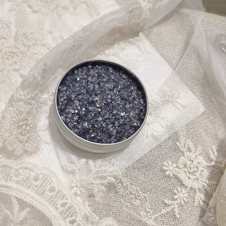 DIY Journaling Decorative Pieces - Irregular Crushed Stones (Clear Texture)-30ml