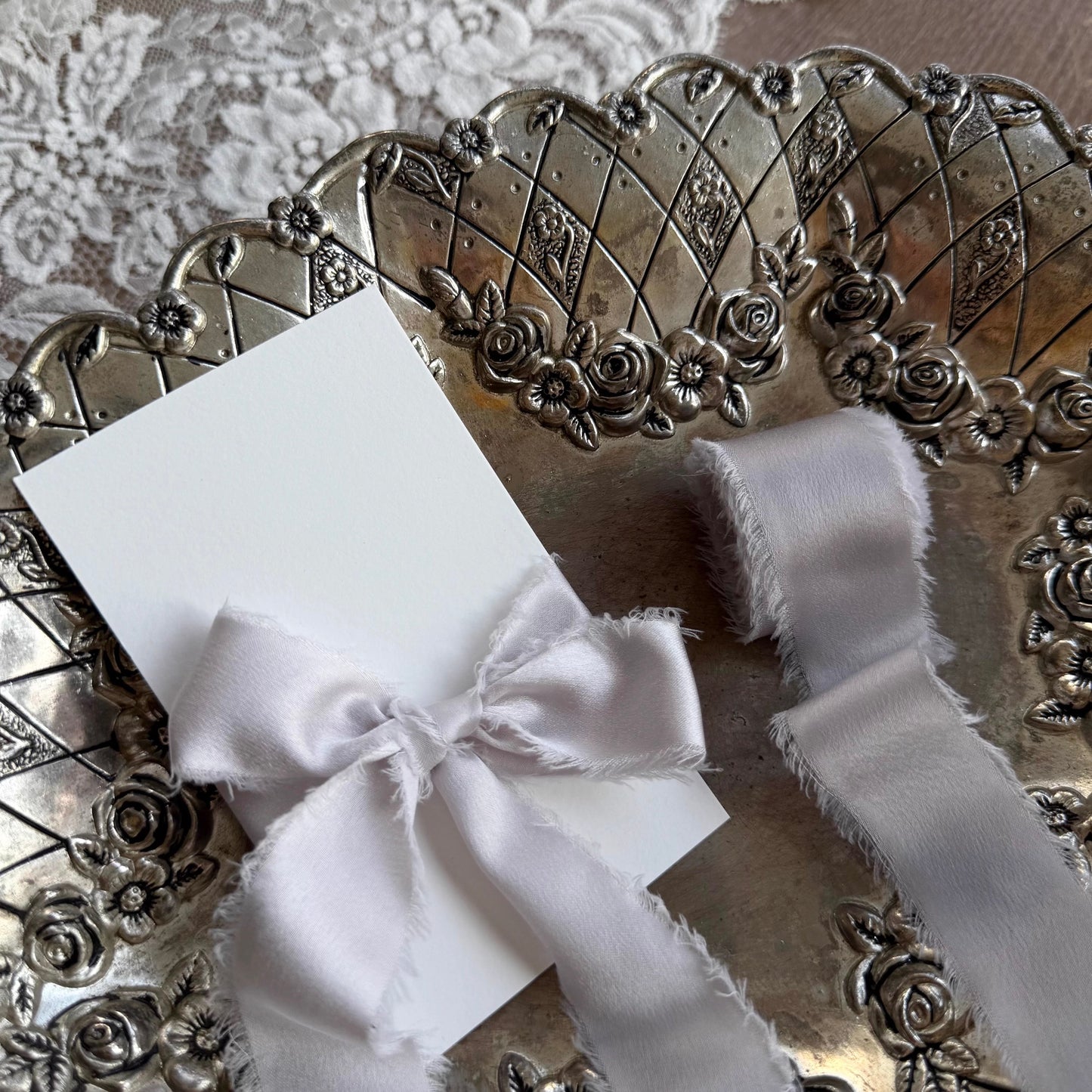 Wedding satin ribbon Diy Material-3cm wide, 5m long