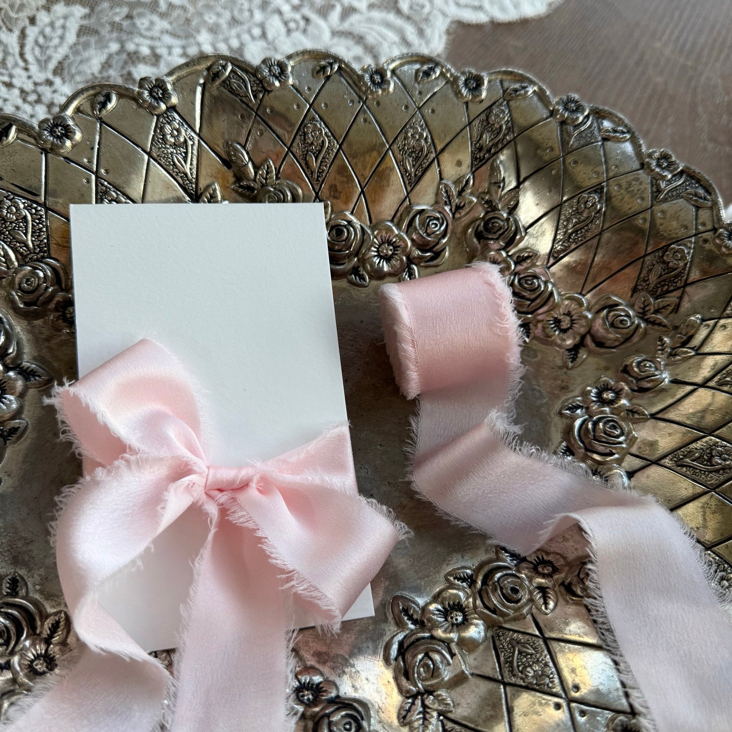 Wedding satin ribbon Diy Material-3cm wide, 5m long
