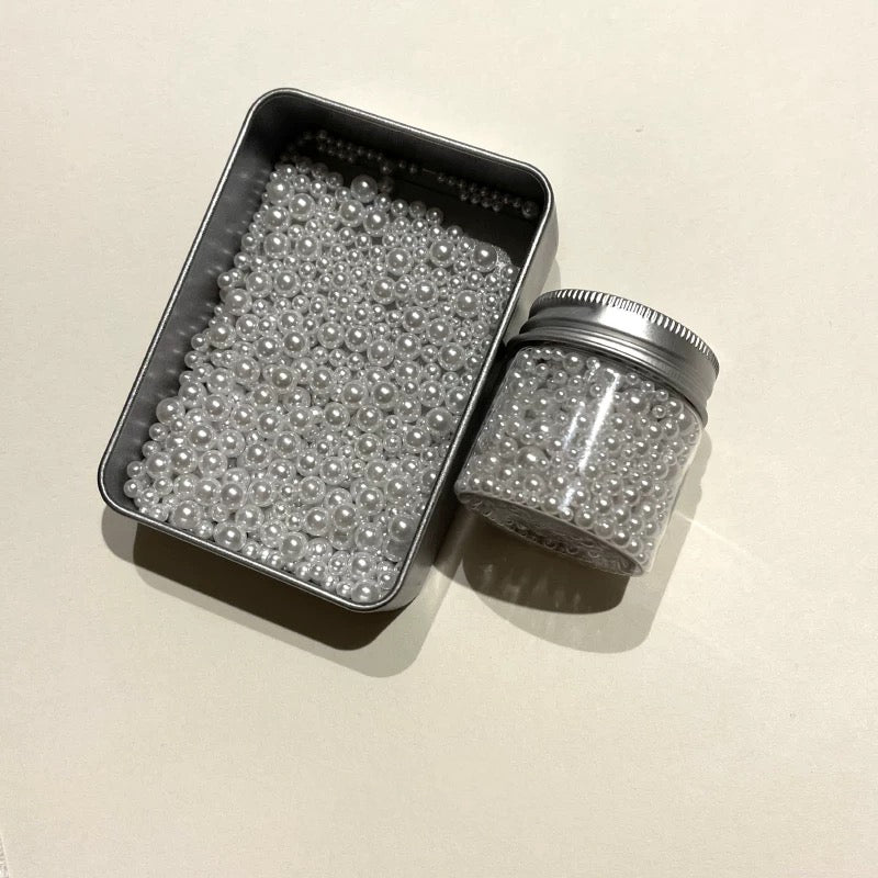 High-gloss artificial pearls 2.3mm-6mm DIY materials-30ml