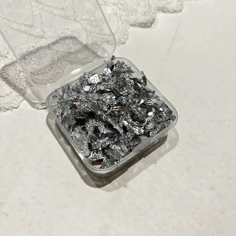 Glittering Gold and Silver Foils-40ml