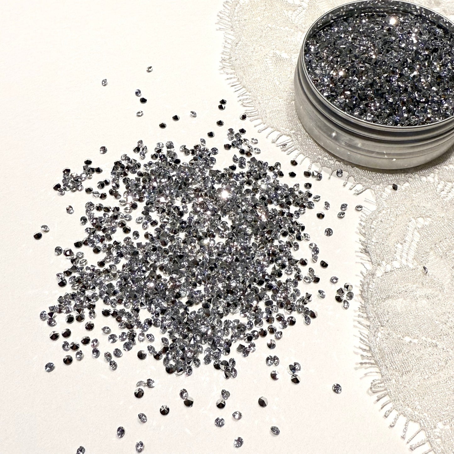 Wedding Cups Material-Silver glitter DIY materials-30ml