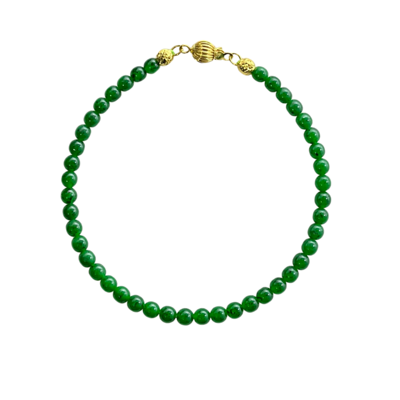 Emerald Beaded Bracelet