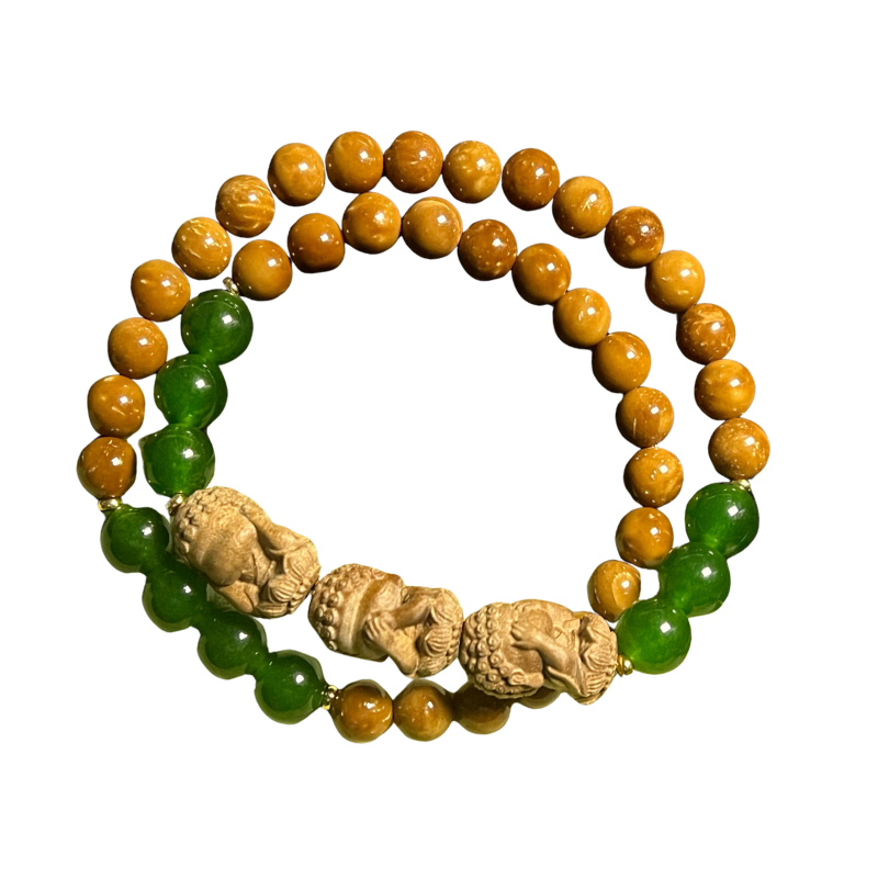 Cook Bodhi And Tian Jade Sandalwood Bracelet