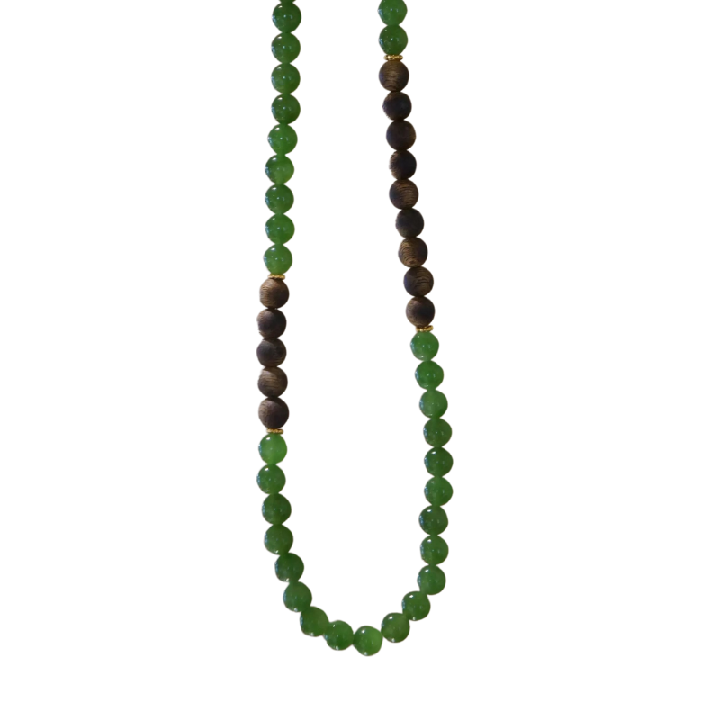 Cook Bodhi And Tian Jade Sandalwood Double Bracelet