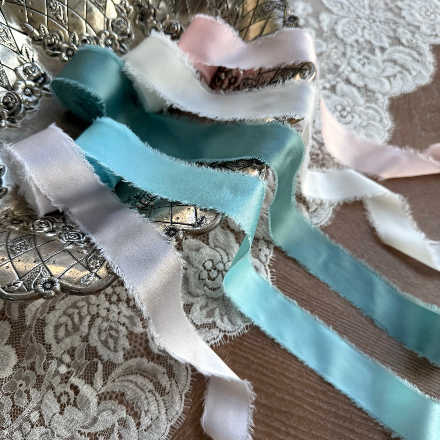 Wedding satin ribbon Diy Material-3cm wide, 5m long