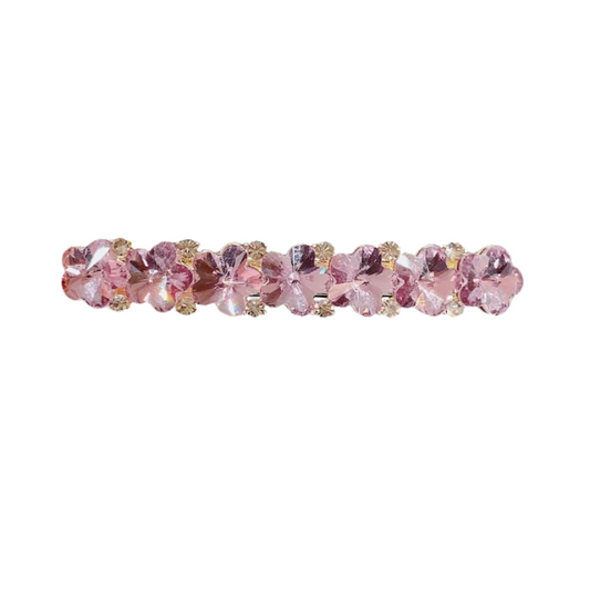 Crystal Flower Barrette