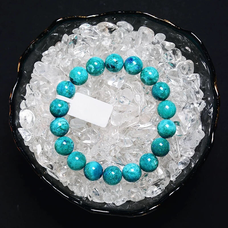 Enhanced Analytical Power-Chrysocolla Adjustable Bracelet