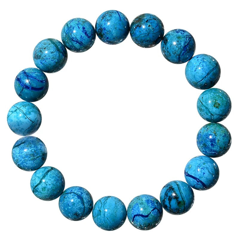 Enhanced Analytical Power-Chrysocolla Adjustable Bracelet