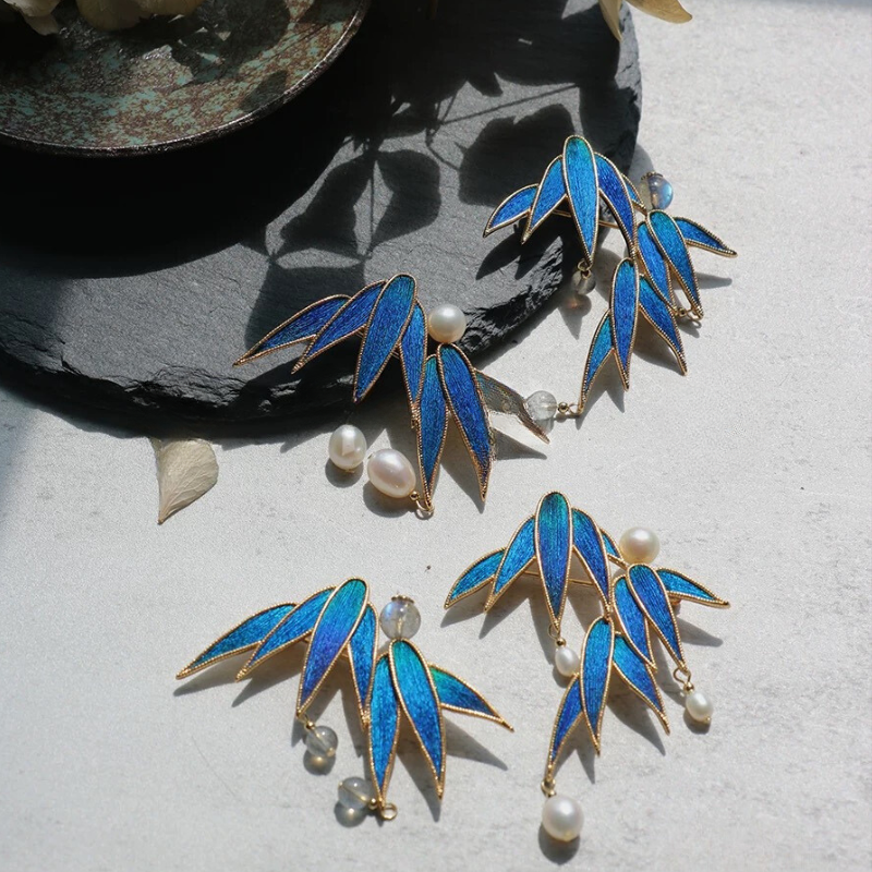 Peacock Feather Brooch