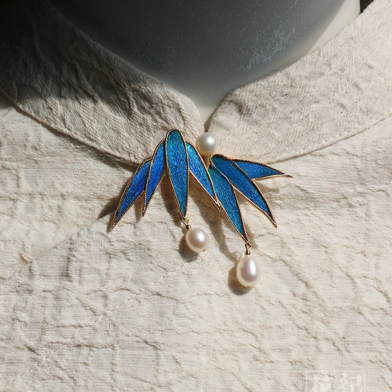 Peacock Feather Brooch