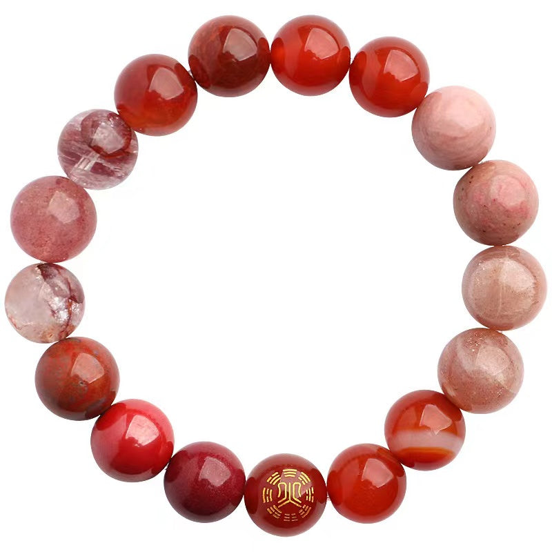 Red Power Multitreasure Crystal Bracelet