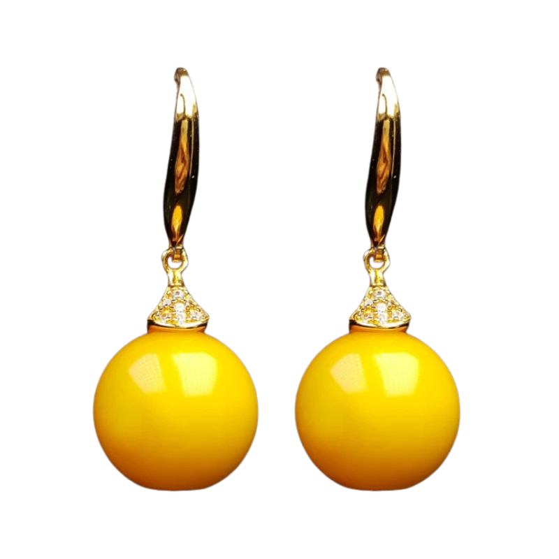 S925 Sterling Silver Beewax Earrings