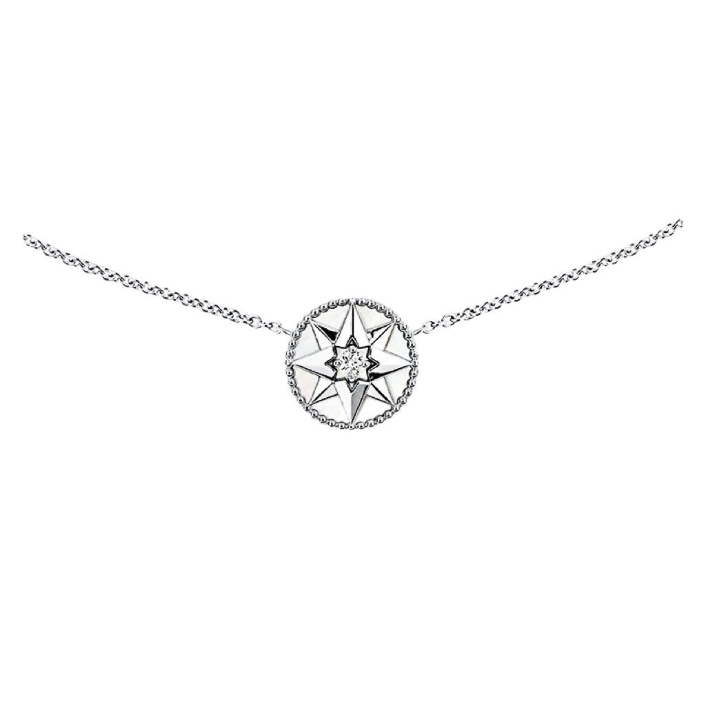 S925 Sterling Silver Compass Mother Of Pearl Bracelet