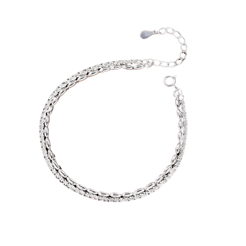 S925 Sterling Silver Double Necklace