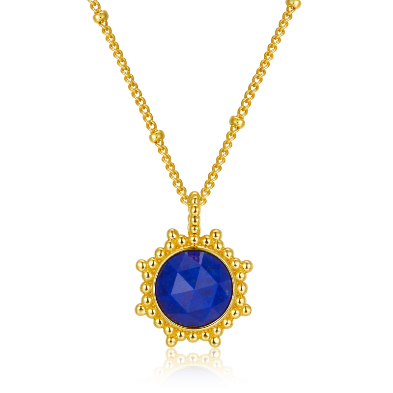 S925 Sterling Silver Lapis Lazuli Necklace