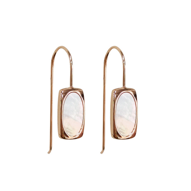 S925 Sterling Silver Natural shell Earrings