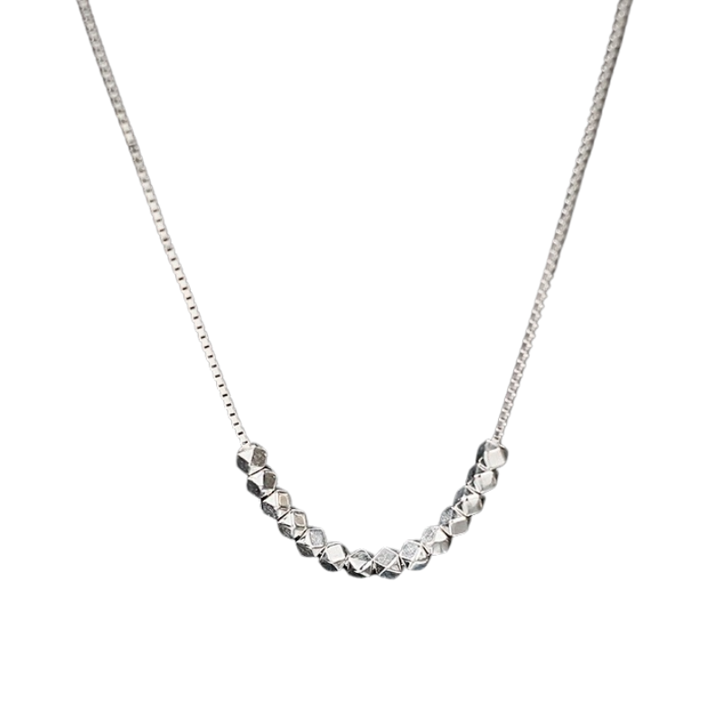 S925 Sterling Silver Shaped Necklace