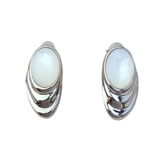 S925 Sterling Silver Shell Adjustable Ring