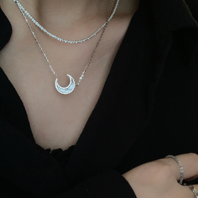 S925 Sterling Silver Shell Necklace