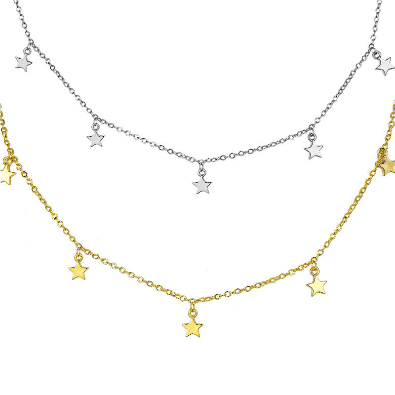 S925 Sterling Silver Star Foot Chain