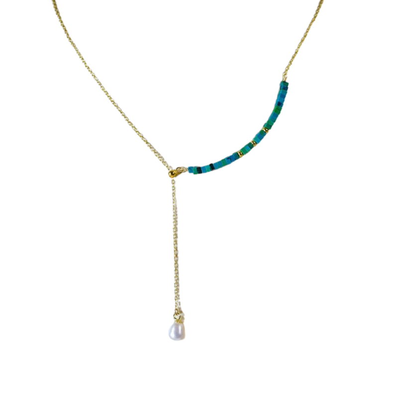 S925 Sterling Silver Turquoise Necklace