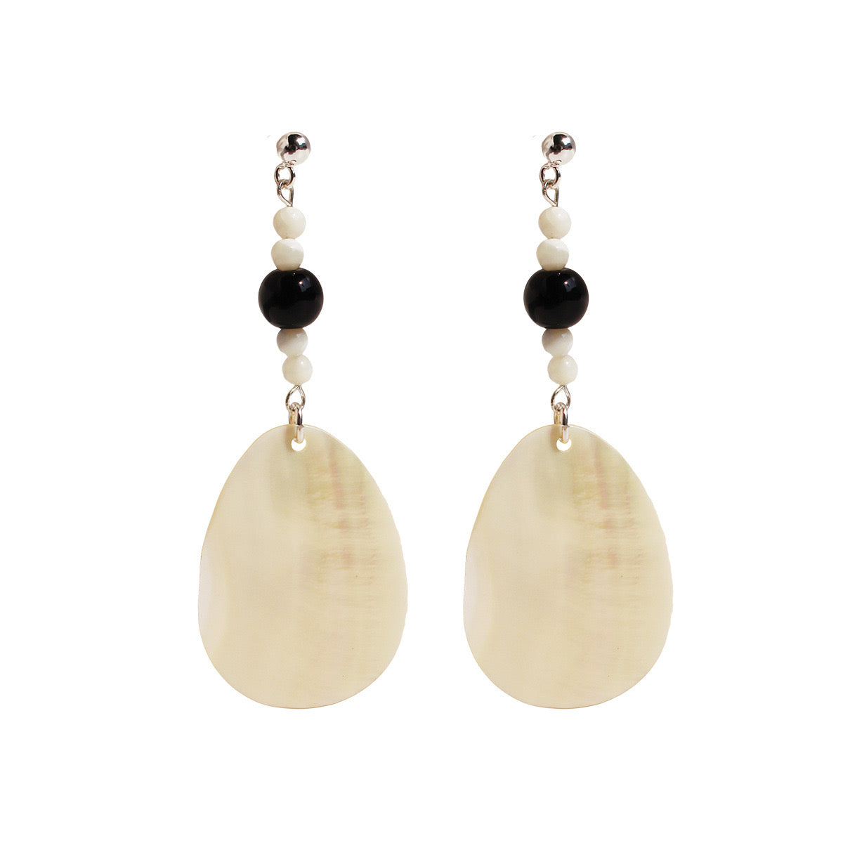 Shell Agate Earrings