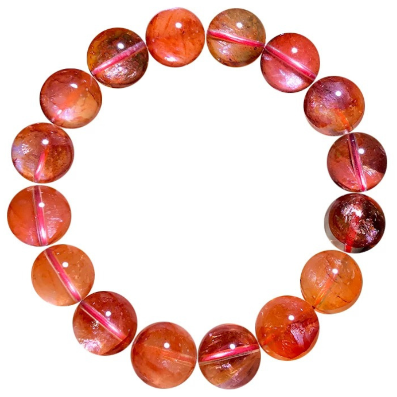 Strengthen Detail Management-Hematoid Quartz Bracelet