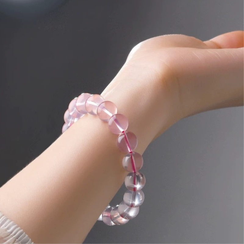 Strengthen Observation-Star Rose Quartz Bracelet