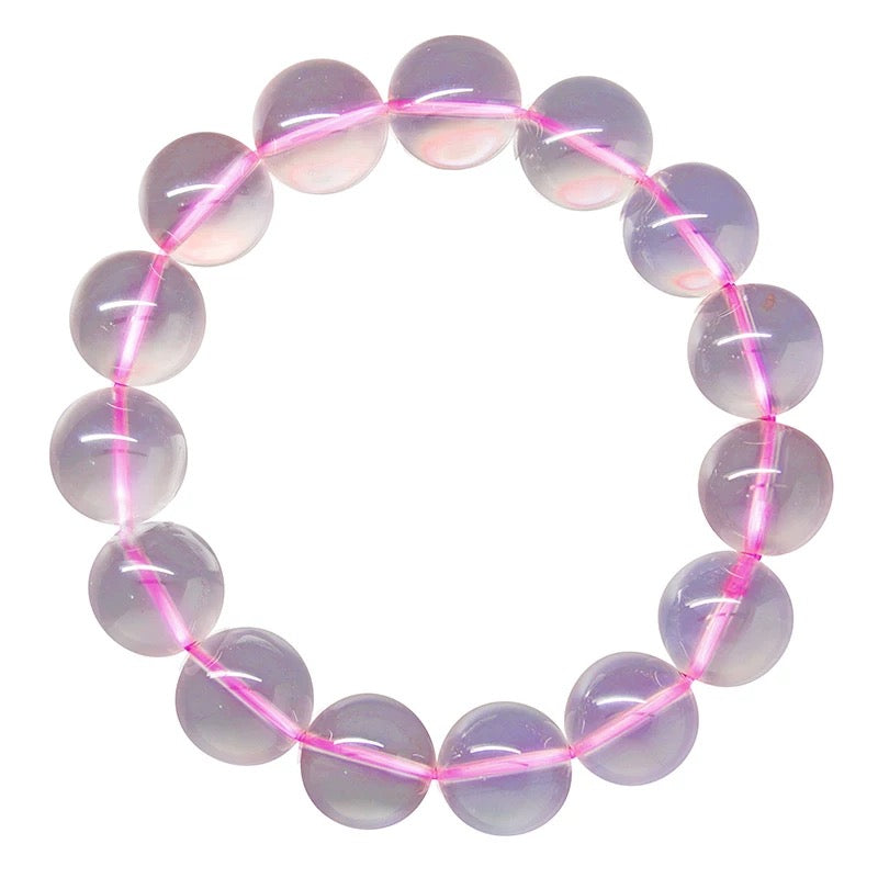 Strengthen Observation-Star Rose Quartz Bracelet