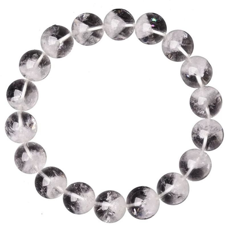 Strengthen Self-healing Ability- White Phantom Quartz Adjustable  Bracelet