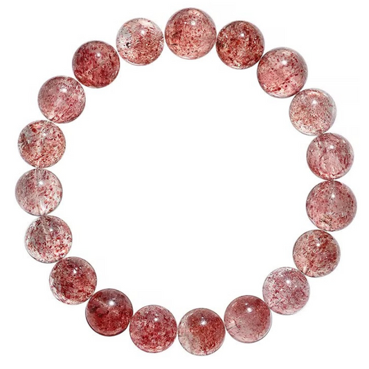 Strengthen Social Aptitude-Strawberry Quartz Adjustable Bracelet