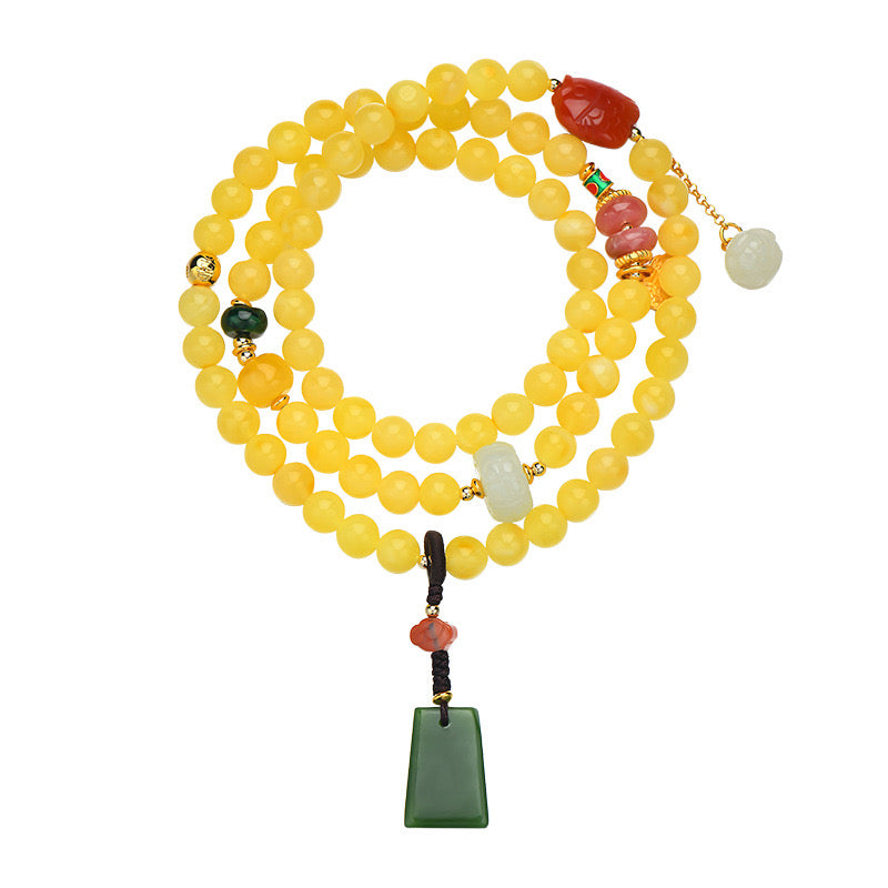 Three Rounds Beewax Bracelet